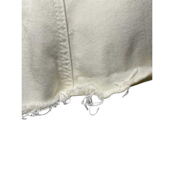 Reformation Lexi Corset Raw Edge Ivory Size 6 Top - Picture 11 of 11